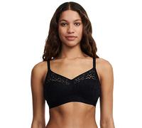 Chantelle Womens Norah Supportive Wirefree Bra, Black, 32E US