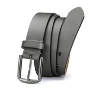 CHAOREN Ledergürtel Herren, Herren Gürtel Leder Schwarz 35mm für Jeans | Solide Zinklegier Schnalle, Hochwertiger Leder, Lässiger Jeansgürtel, Geschenkbox, Klassischer Hosengürtel, Freizeit Alltag