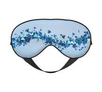 Chaotic Particles Silk Sleep Mask, Elastic Strap, Travel and Nap, Soft Eye Cover Eyeshade for Travel Yoga Nap