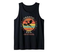 Chaotisches Böse, wo die XP kommen Vintage D20 Dragon RPG-Gamer Tank Top