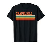 Chapel Hill Nc Vintage-Streifen Preisgünstiges Grafik-T-Shirt