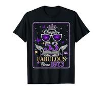 Chapter 53 Fabulous Since 1973 High Heel 53rd Birthday Women T-Shirt