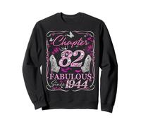 Chapter 82 Fabulous Since 1944 High Heel 82nd Birthday Women Sweatshirt
