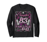 Chapter 83 Fabulous Since 1943 High Heel 83rd Birthday Women Langarmshirt
