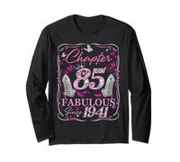 Chapter 85 Fabulous Since 1941 High Heel 85th Birthday Women Langarmshirt