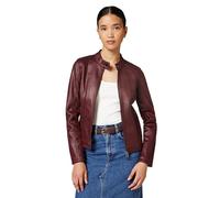 Desigual Damenjacke Bordeaux Winterkollektion mit Reißverschluss und Taschen - Größe: XS