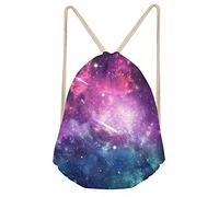 chaqlin 3D Galaxy Space Drawstring Bags, Creative Design Gymsack, Unisex Sackpack, Casual Rucksack, Sportausrüstung Tasche Reisetasche