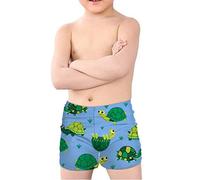 chaqlin Kinder-Badehose für Jungen, leicht, Outdoor, Urlaub, Sport, Schwimmen, Surfen, Hose für Kinder, Boardshorts für Alter 5-14 Jahre Gr. Taille 56/58 cm(5-6 Jahre), Schildkröte 2