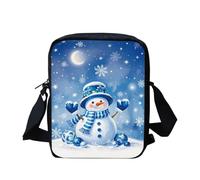 chaqlin Umhängetasche für Kinder, modisch, Sport, Reisen, Kuriertasche, Niedlicher Schneemann, Einheitsgröße, Kuriertasche