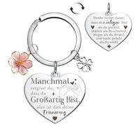 Charfia Schlüsselanhänger Damen Grußkarten Geburtstagsgeschenk Geschenk für Frauen Freundin Geschenk Beste Freundin Geburtstag, Inspirierende Geschenke für Mama Frau