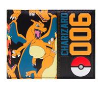 Charizard Loderndes Feuer 006 Pokeball Geldbörse/Geldbeutel Bi-Fold ID- & Kartenhalter, Orange