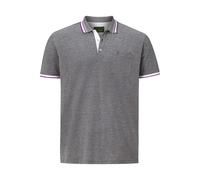 Charles Colby Poloshirt EARL DORIAN, grau, 5XL (72/74) schwarz