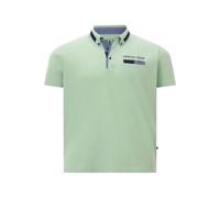 Poloshirt CHARLES COLBY "Poloshirt EARL PENDLEVINE", Herren, Gr. 5XL, grün (hellgrün), Obermaterial: 50% Baumwolle CO. 50% Polyester PES., comfort fit normal, ohne Ausschnitt, Kurzarm, Shirts (4517292