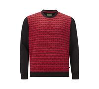 Charles Colby Comfort Fit Pullover rot, Mehrfarbig