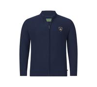 Strickjacke CHARLES COLBY "Strickjacke DUKE THALARIC" Gr. XXXL, blau (dunkelblau), Herren, Obermaterial: 100% Baumwolle CO., unifarben, Strickjacken, mit elastischem Saumbund (34546843-XXXL) dunkelbla