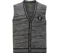 Charles Colby Strickweste DUKE BOYLES, grau, 3XL (64/66) dunkelgrau
