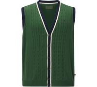 Charles Colby Strickweste Herren grün, XXXXL