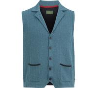 Charles Colby Herren Strickweste Duke Heston Petrol 3XL (XXXL) - 64/66