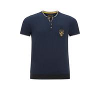 Charles Colby Comfort Fit T-Shirt petrol, Einfarbig