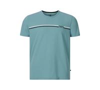 Rundhalsshirt CHARLES COLBY "T-Shirt EARL HARRIPON", Herren, Gr. XXXL, blau (petrol), Obermaterial: 100% Baumwolle CO., klassisch, comfort fit normal, Rundhals, Kurzarm, Shirts (90625019-XXXL) petrol