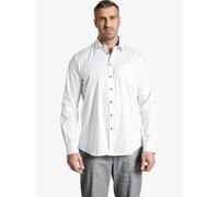 Langarmhemd CHARLES COLBY "Doppelpack Hemd DUKE LESTER" Gr. XXXL, weiß (weiß blau) Herren Hemden (26362159-XXXL) weiß blau