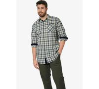 Charles Colby Hemd Herren Comfort Fit Baumwolle blau, XL