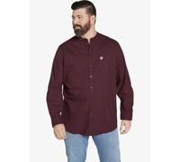 Charles Colby Hemd Herren Comfort Fit Baumwolle rot, 5XL