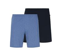 Charles Colby Herren 2er Pack Kurze Schlafhose Lord Fyes blau, 2XL (XXL) - 60/62
