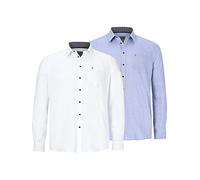 Charles Colby Doppelpack Hemd DUKE LESTER, weiß, XXL (45/46) weiß