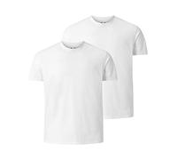 Charles Colby Herren Doppelpack T-Shirt Earl Boon weiß, 2XL (XXL) - 60/62
