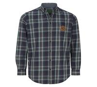 Charles Colby Comfort Fit Hemd dunkelblau, Kariert