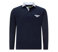 Charles Colby Herren Pullover Earl Quinvine Gestricktes Casual Oberteil dunkelblau, L - 52/54