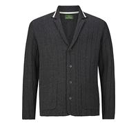 Charles Colby Herren Strickjacke Duke Modest dunkelgrau, XL - 56/58