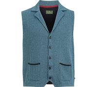 Charles Colby Herren Strickweste Duke Heston petrol, 3XL (XXXL) - 64/66