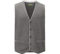 Charles Colby Herren Strickweste Kevan dunkelgrau, L - 52/54
