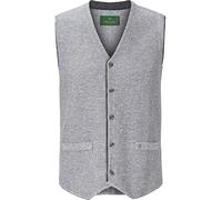 Charles Colby Herren Strickweste Kevan grau, XL - 56/58