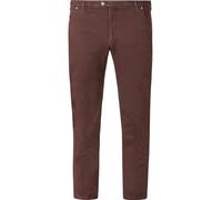 Stretch-Hose CHARLES COLBY "Tiefbundhose BARON LESLIE", Herren, Gr. 58, rot (dunkelrot bedruckt), Obermaterial: 97% Baumwolle CO. 3% Elasthan EL., klassisch, comfort fit lang, Hosen (10348458-58) dunk