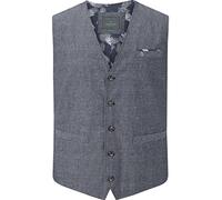 Charles Colby Herren Weste Duke Daniel dunkelblau, 5XL (XXXXXL) - 74