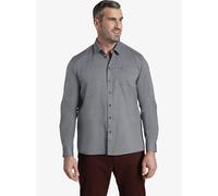 Charles Colby Regular Fit Hemd dunkelgrau, Faux-uni