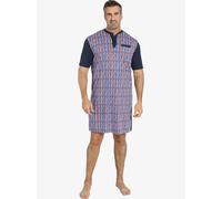Pyjama CHARLES COLBY "Nachthemd LORD KENDRY" Gr. XXL, blau (blau gemustert) Herren Homewear-Sets (64261267-XXL) blau gemustert