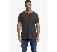 Charles Colby Herren Poloshirt Earl Pat dunkelgrau L - 52/54