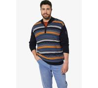 Troyer CHARLES COLBY "Pullover EARL LEANDOW" Gr. XL, blau (dunkelblau), Herren, Obermaterial: 100% Baumwolle CO., unifarben, Pullover (31201057-XL) dunkelblau