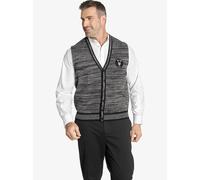 Charles Colby Strickweste Herren grau, XXXL