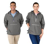 Charles River Apparel Damen Pack-n-go Windbreaker Pullover Windjacke, Grau, L EU