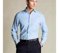 Charles Tyrwhitt Non-Iron Twill Cutaway Slim Fit Shirt - Sky Blue - Slim fit | 38 | 86 (standard) Formelles hellblaues Hemd Formell