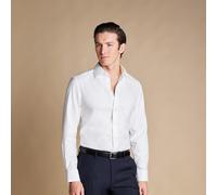 Charles Tyrwhitt Non-Iron Twill Shirt - White - Extra Slim fit | 44 | 91 (standard) Bügelfreies Hemd in Twill-Bindung Formell