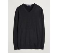 Charles Tyrwhitt Pure Merino V-Neck Jumper Dark Charcoal Grau M