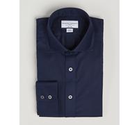 Charles Tyrwhitt Slim Fit Non Iron Cotton Twill Shirt Navy Blau XL)
