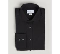 Charles Tyrwhitt Slim Fit Non Iron Poplin Cut Away Shirt Black Schwarz XL)