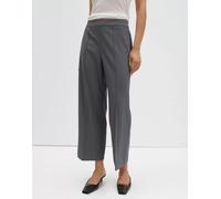 someday Damen Jogpants | Charlie Cropped Wide Leg Pants mit Viskosemix Coal dust, 42